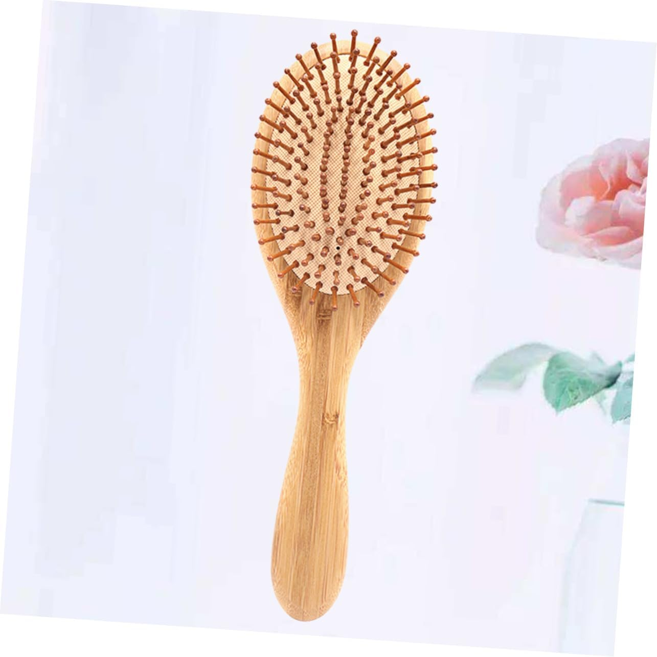 PENIKOKO Static Comb Made of Durable Material, Ergonomic Massage Comb for Scalp Stimulation and Blood Circulation Promotion, round Design for Daily Use and Space-Saving image number 6