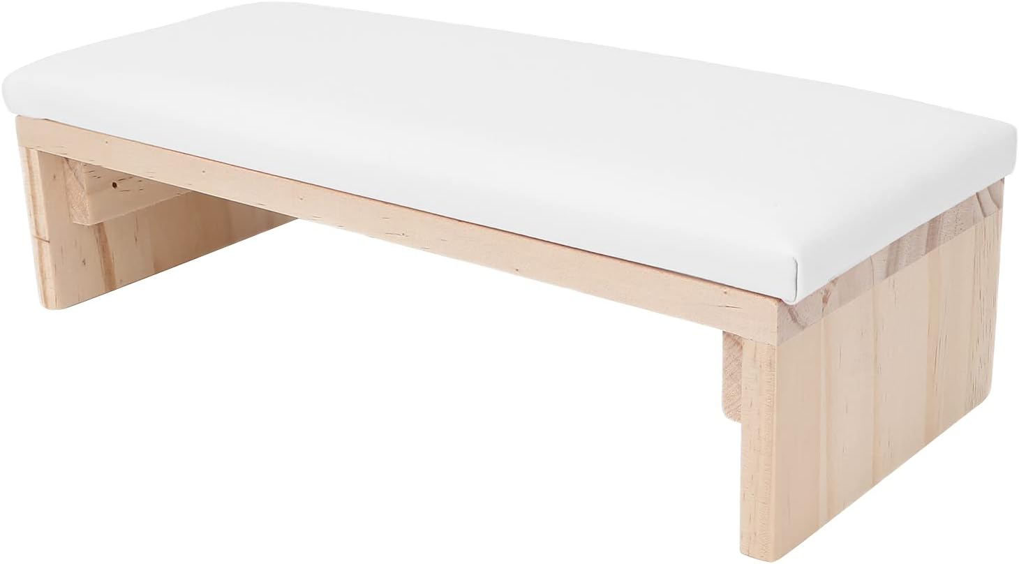 Nail Arm Rest, Nail Arm Rest Cushion Soft Log for Nail Technician Use for Home DIY for Nails Art Salon(White) image number 6