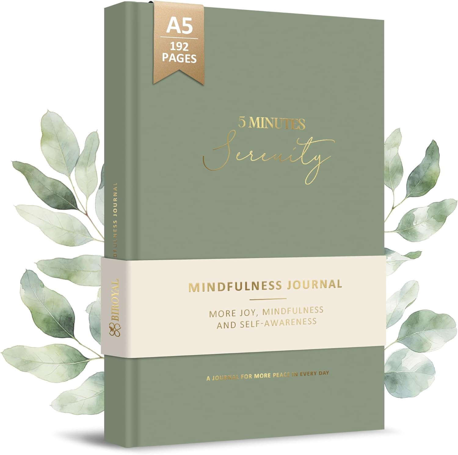 Gratitude Journal for Women - 20 Weeks Undated Five Minutes Daily Journal to Inspire a Happier for More Self Care - 5 Minute Grateful Diary for More Motivation, Mental Health & Reflection - Serenity Green