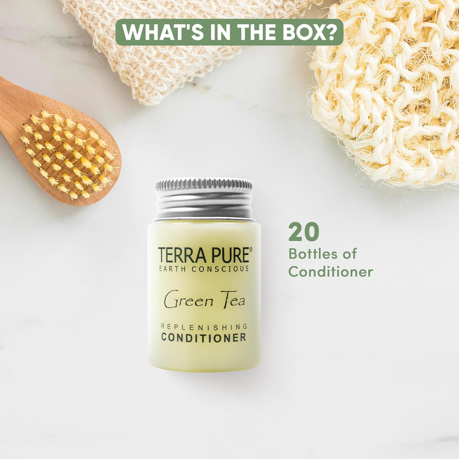 Terra Pure Conditioner, Travel Size Hotel Amenities, 1 Oz (Case of 20) image number 3