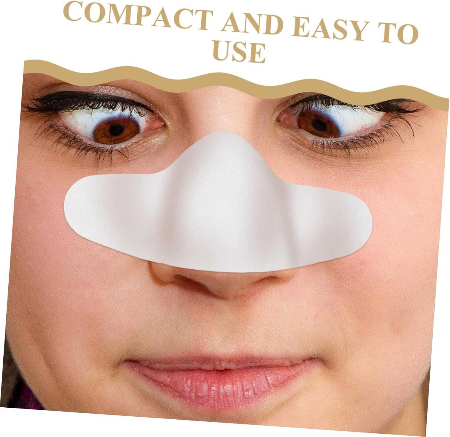 100Pcs Soft Breathable Nose Strips for Pores Cleansing Disposable Skin Care Patches with Comfortable Snug Fit Single Use Nose Mask for Deep Cleaning at Home Travel