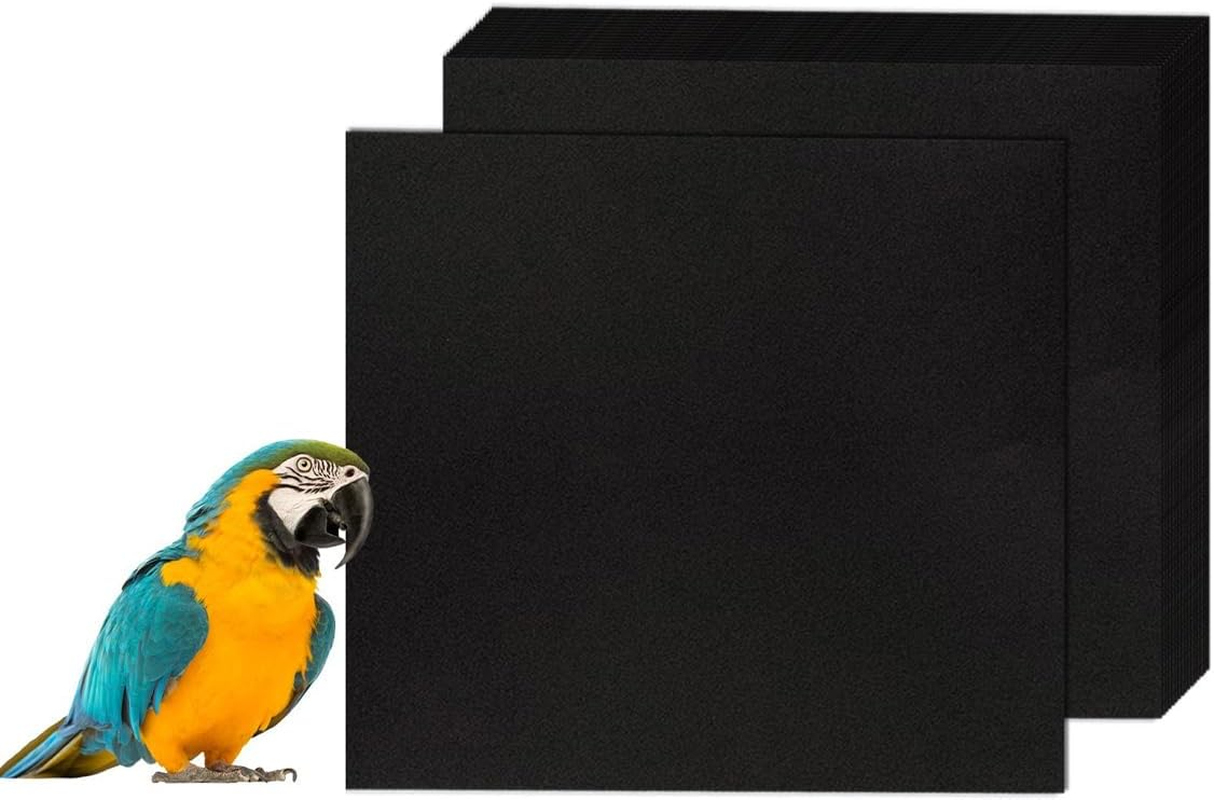 AIMALL 30PCS Disposable Bird Cage Liners, 18X20 Inch Large Size, Cuttable Absorbent Parrot Cage Liners, Eco-Friendly Paper for Birdcage Trays, Excellent Liquid Absorption, Suitable for Various Bird Sp