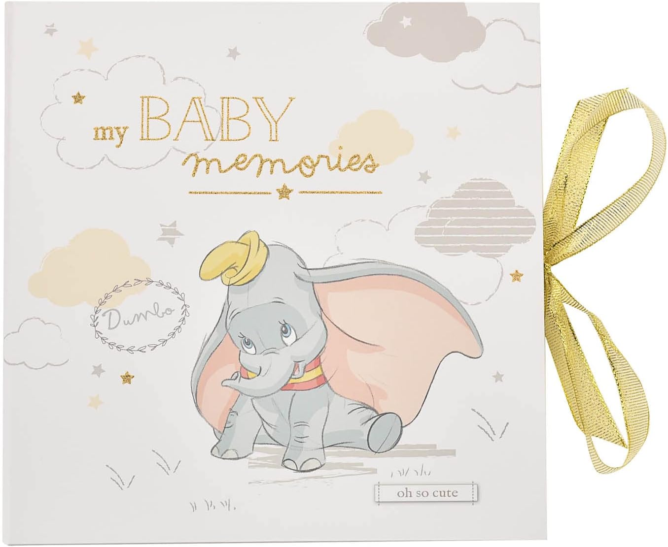 Happy Homewares Magical Beginnings My Baby Memories Dumbo My First Year Record Book - the for a Newborn Baby - Officially Licensed image number 4