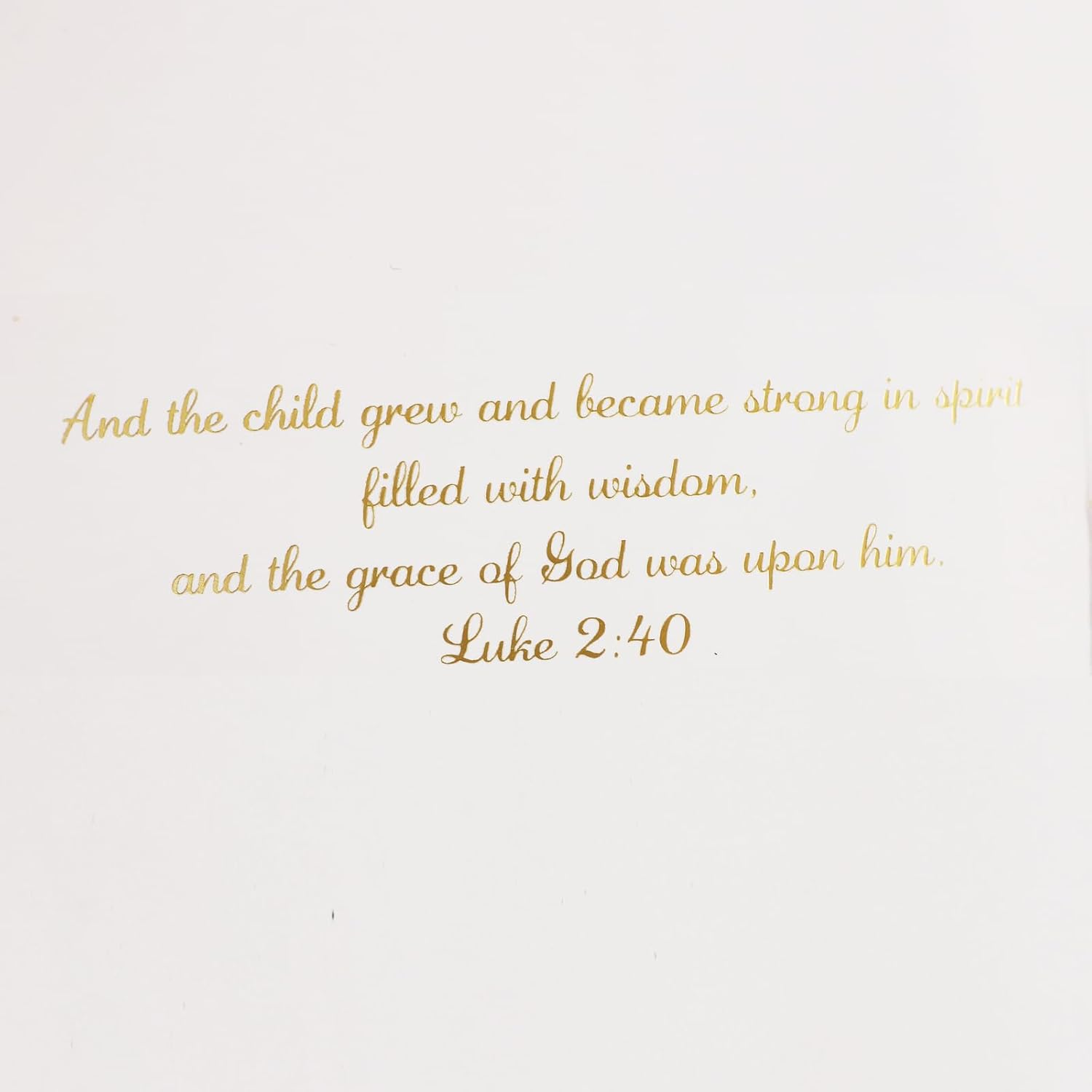 Ceiba Tree Baptism Card for Baby 1PCS with Envelope Message Inside image number 4