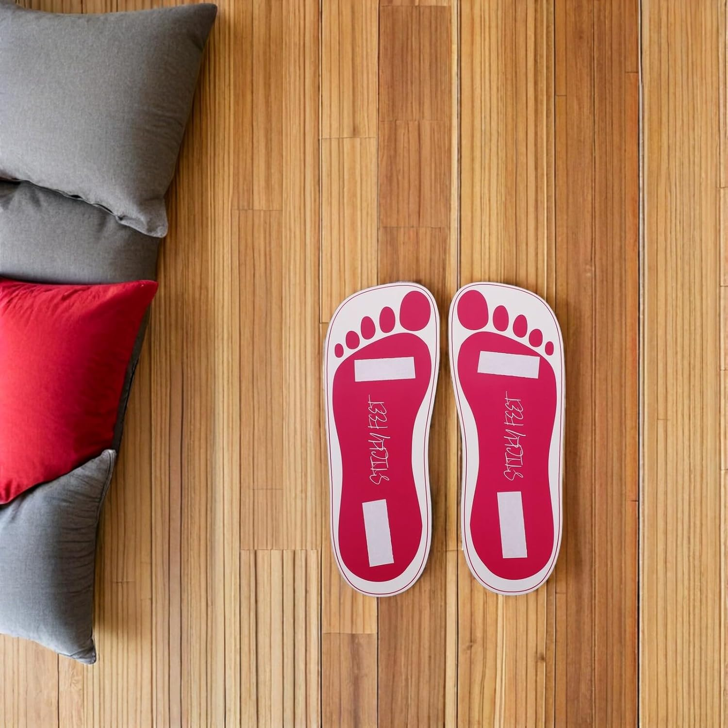 Healeved 25 Pairs Disposable Self-Tanning Foot Pads for Spray Tan Soles Sticky Feet Protectors for Salons and Mobile Professionals image number 4