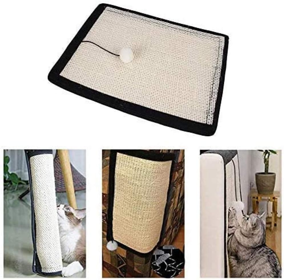 Cats Scratch Mat Scratch Protection Cat Scratching Board Corner Scratching Board Sofa Sisal Scratching Carpet 40 X 29 Cm for Cats - Couch Cat Scratching Mat for Room Corners Corner Protection image number 5