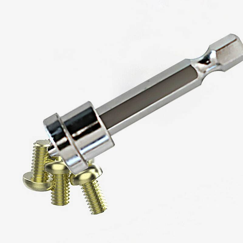 AIMALL 5PCS Magnetic Positioning Screwdriver Bits, 25Mm & 50Mm Chrome Vanadium Steel Screw Positioning Bits with Magnetic Collar for Electric Screwdrivers and Drills image number 2