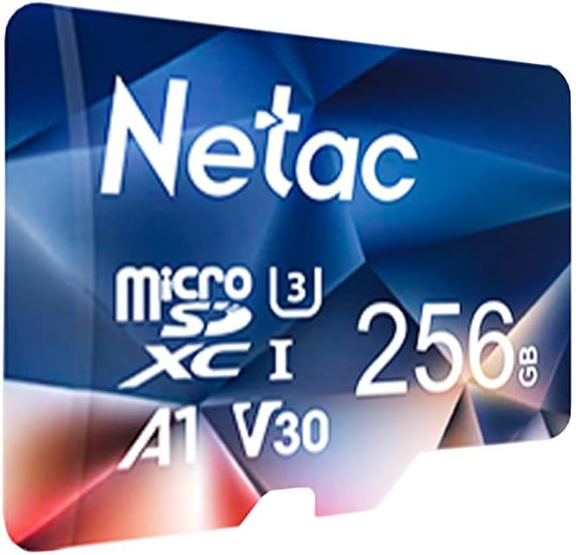 Netac 256GB Microsdxc UHS-I Memory Card up to 100Mb/S,U3,A1,V30 for Nintendo Switch, Camera, Drone