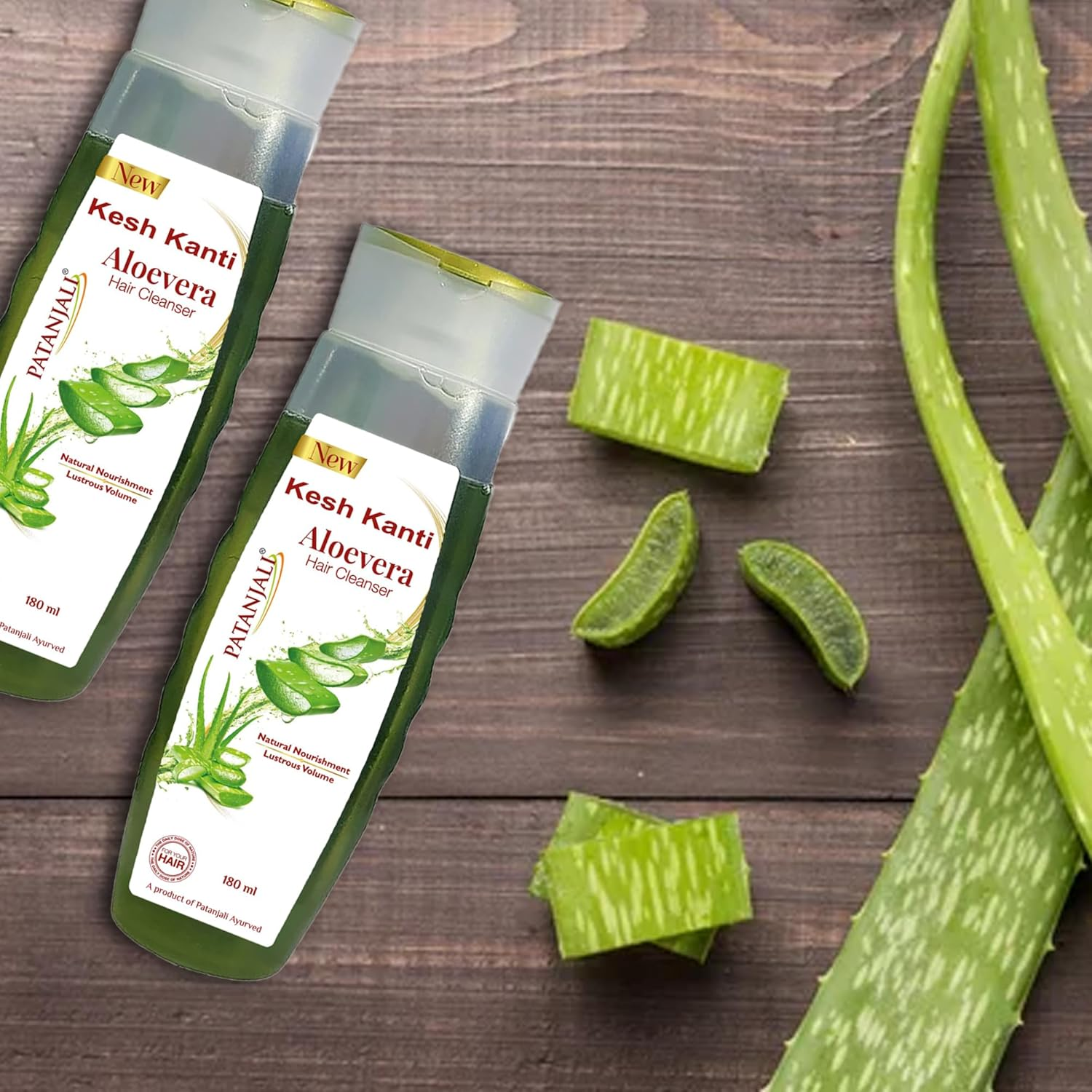 2 X Patanjali Kesh Kanti Aloe Vera Hair Cleanser 200Ml (6.76 Oz) image number 4