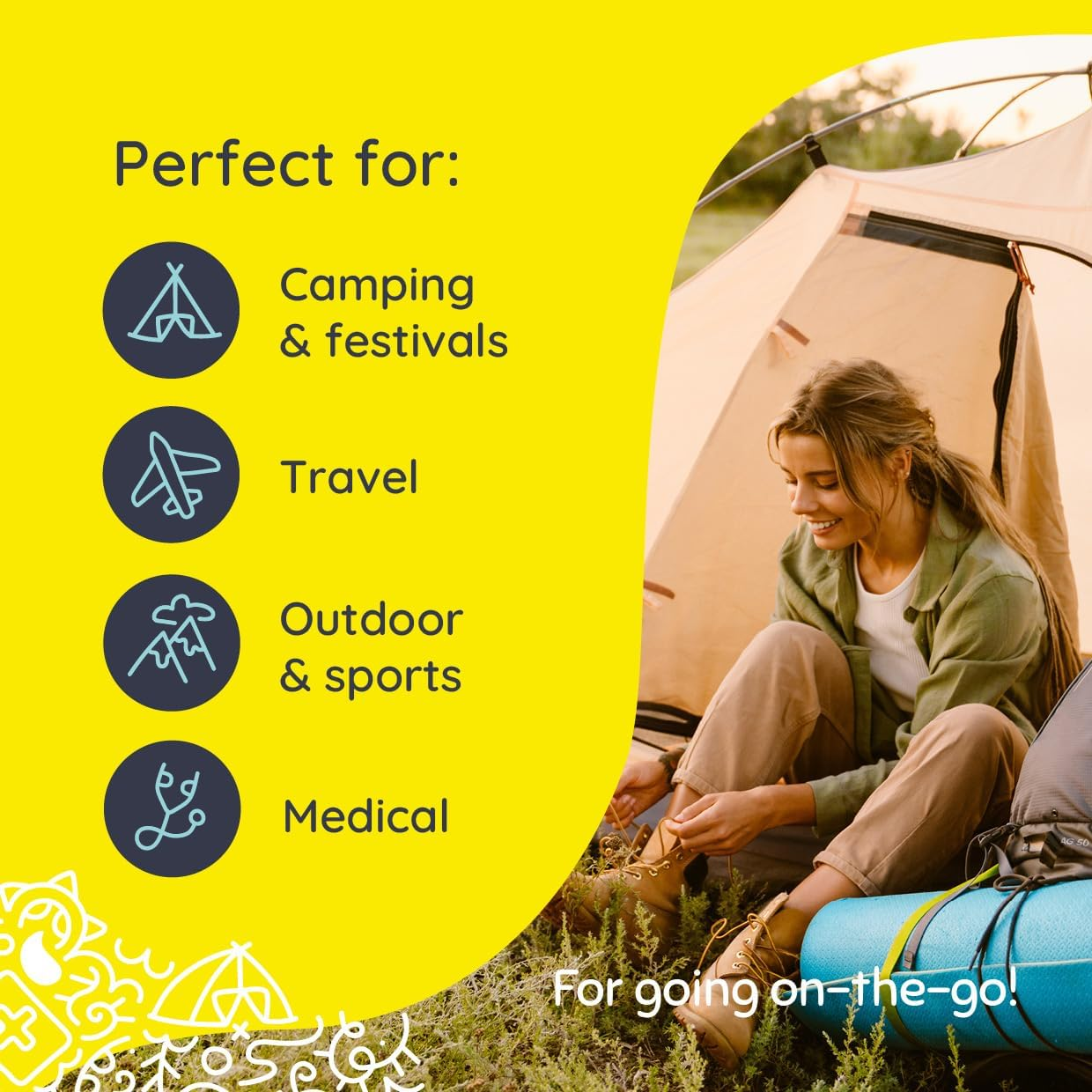 Whizzer&trade; - Discreet Portable Toilet for Adults - Seen on Dragons Den - Travel Essentials for Festivals, Camping, Caravans & Travel - Silicone Pee Bottle for Men & Women - Portable & Leakproof - 500Ml - Adult Pink Whizzer image number 4