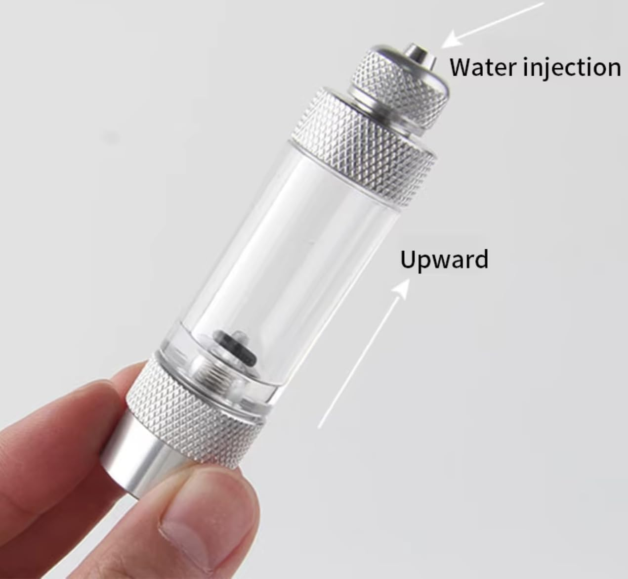 Aquarium CO2 Regulator Bubble Counter Carbon Dioxide Measure for Fish Tank Water Plants (Single Head Non-Return) image number 4