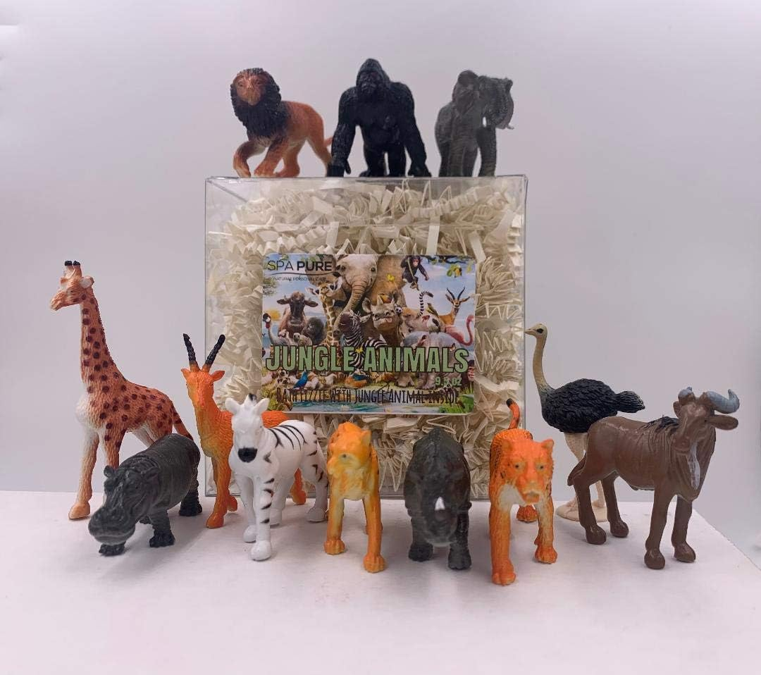 Jungle Animals Bath Bomb for Kids with Surprise Toys inside (Jungle Animals) USA Made, Natural, Organic XL 9.5 Oz Gift Set for Girls/Boys (9.5 Oz Single) image number 5