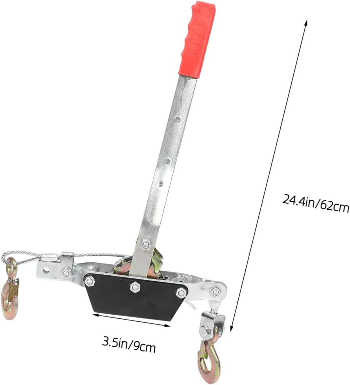 OSOLADY Automotive Cable Tightener Wire Rope Cable Puller Tool Ratchet Tie Down image number 4