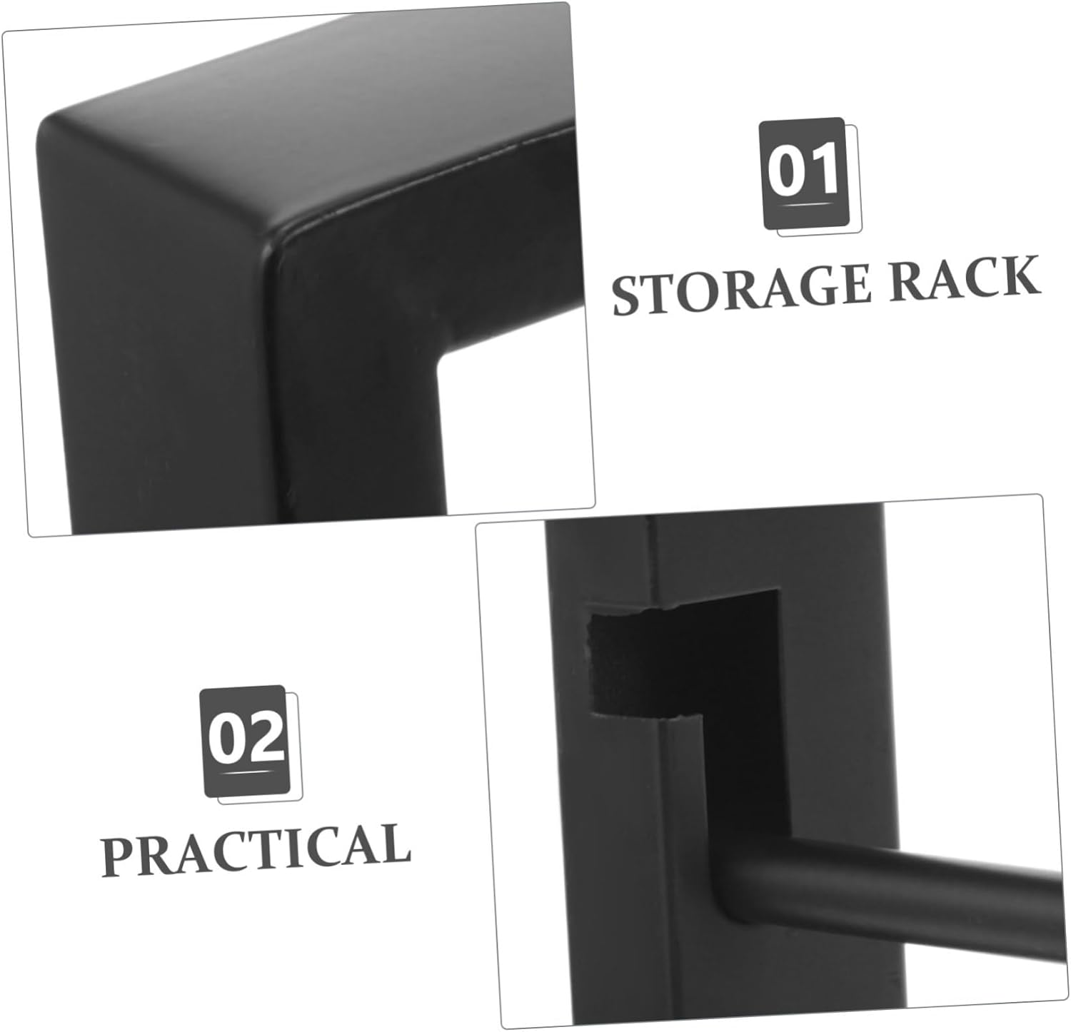 Amosfun Ribbon Holder Organizer Rack Iron Spool Storage Craft Ribbon Stand for Wrapping Paper and Sewing Supplies Single-Layer Metal Storage Display for Cake Shops and Handmade Crafts