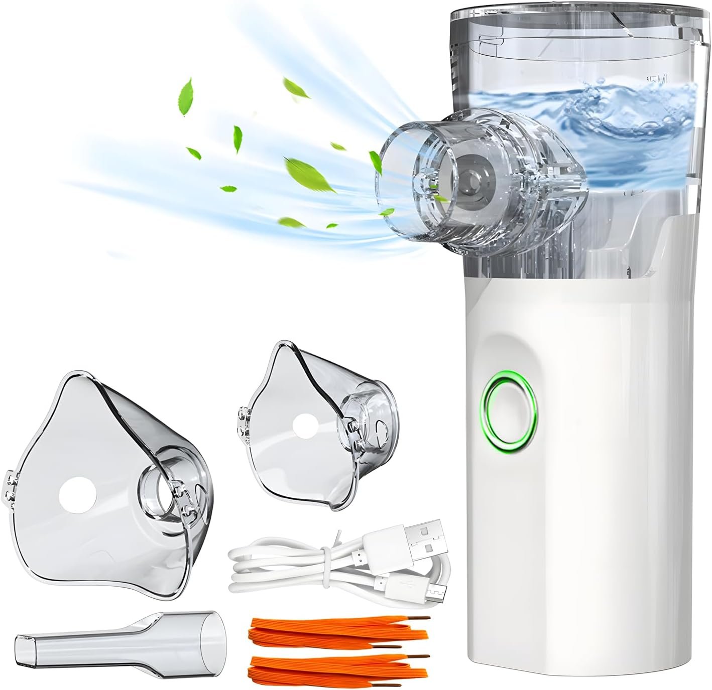 Nebulizer with Aerosol Mask, Portable Nebulizer for Travel and Home Use Handheld Inhaler Nebulizer Machine image number 3