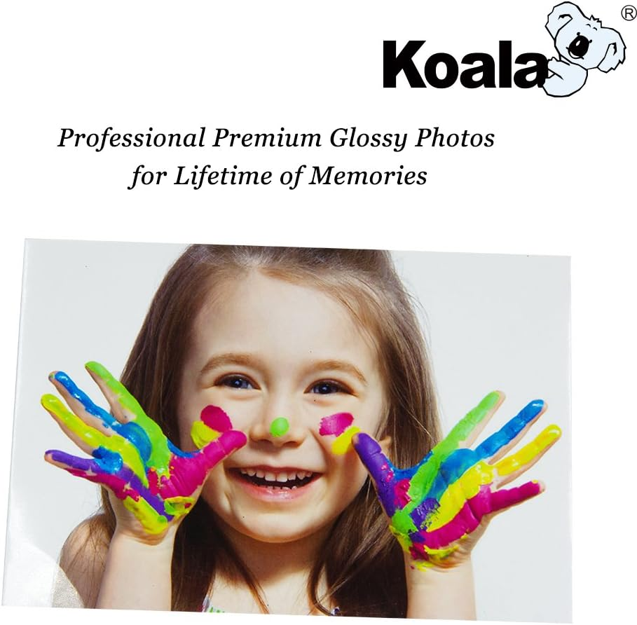 KOALA Inkjet Photo Paper 6X4 '' 10X15 Cm Glossy 100 Sheets 240 GSM for Canon Hp Epson Inkjet Printer image number 5