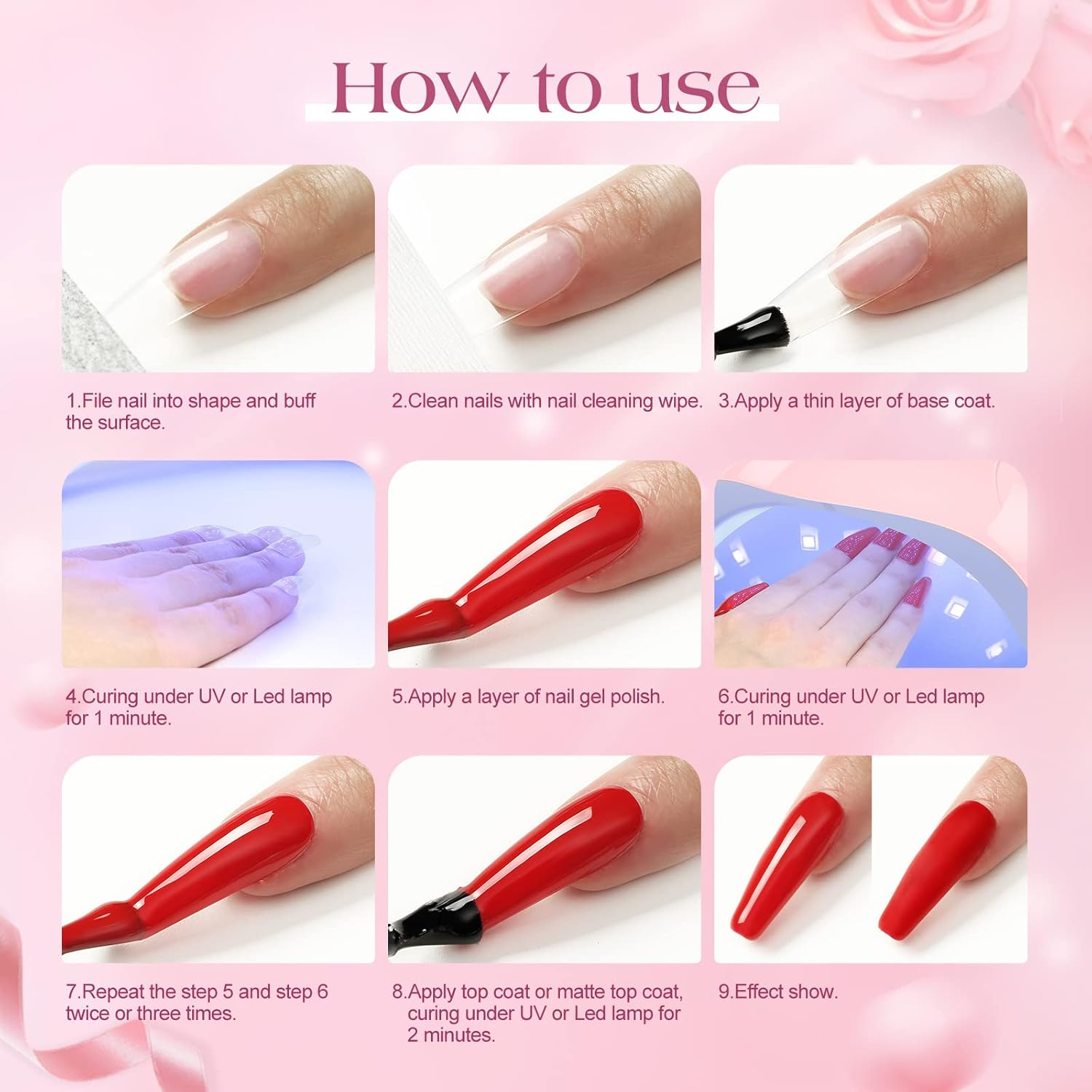 COSCELIA Gel Nail Polish Kit 16 Pcs Nail Polish Set and 12 Colors Nail Gel Polish Rainbow Series Nail Polish 6 Pcs Nail Glitter Powder Set 7 Pcs Nail Art Brush for Nail Designs