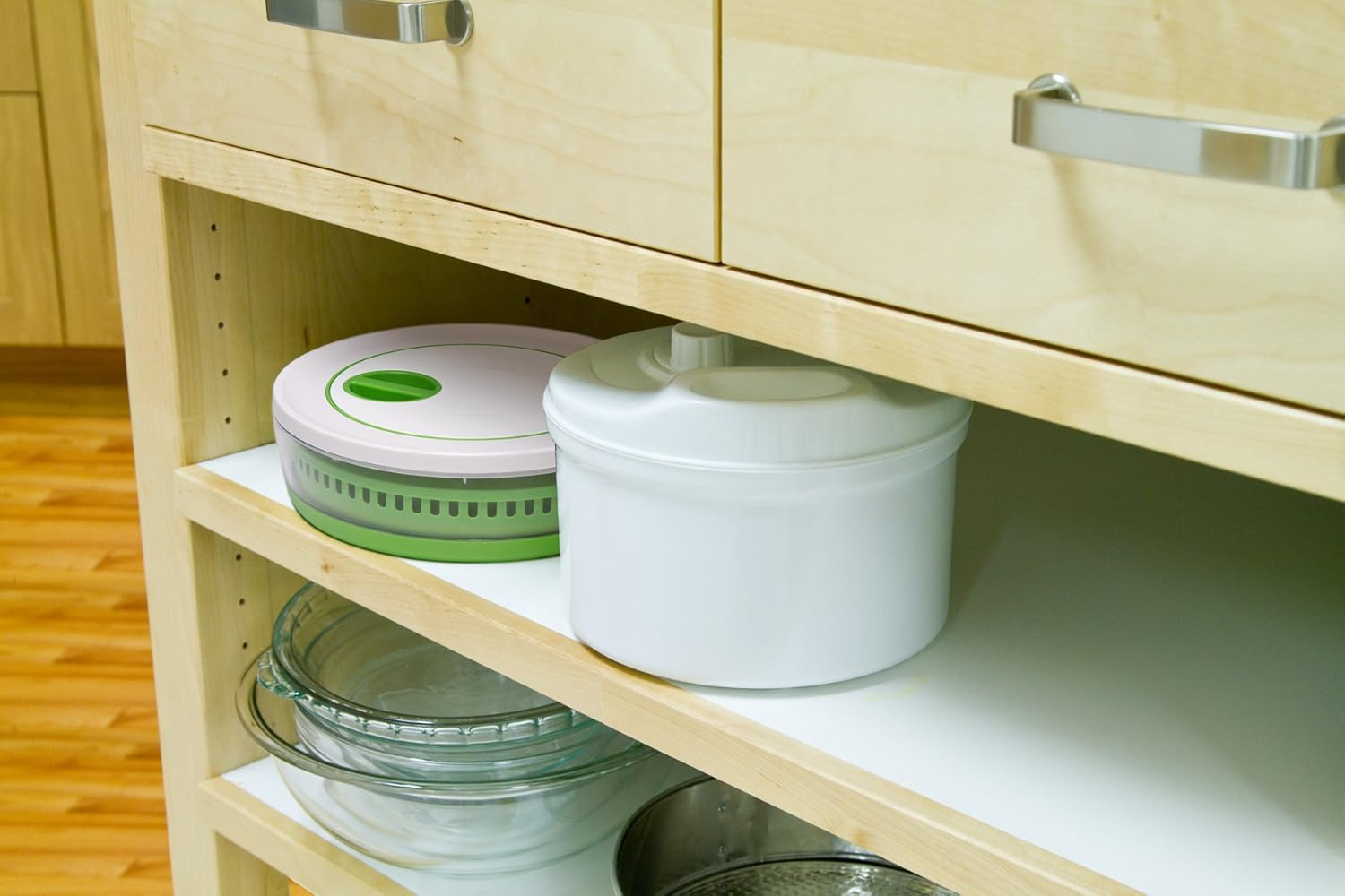 Prepworks by Progressive Collapsible Salad Spinner - 4 Quart Green image number 5