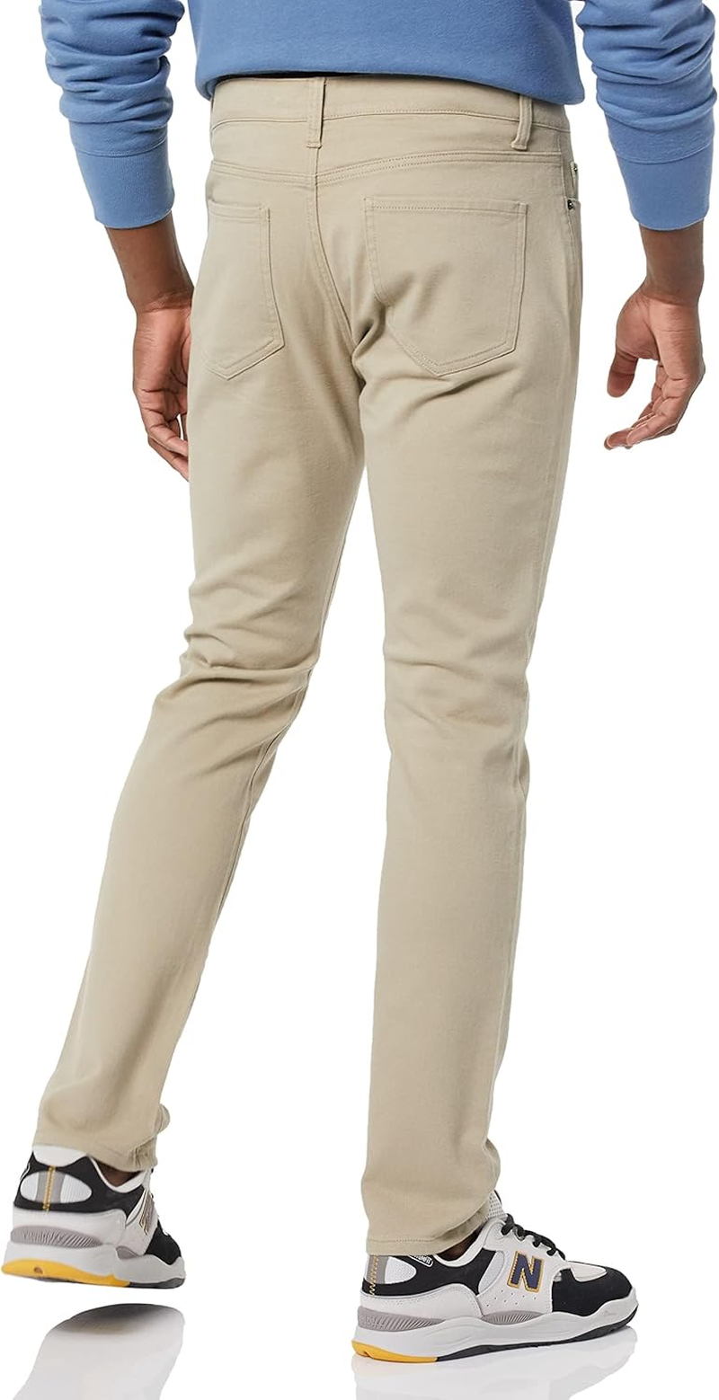 Amazon Essentials Men'S Skinny-Fit Stretch Jean, Light Khaki Brown, 32W X 32L image number 2