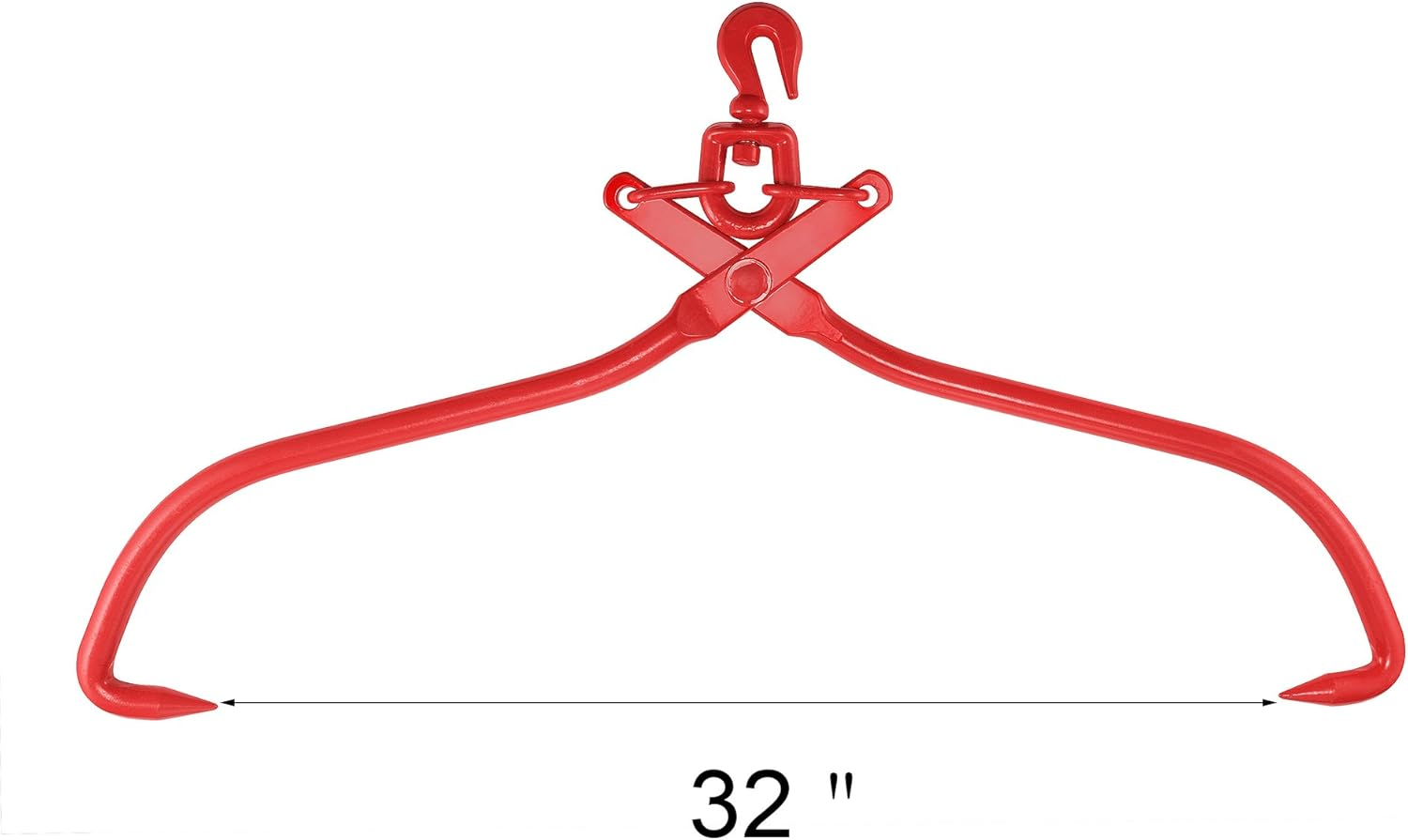 Earth Worth 1922 | Skidding Swivel Tongs | 32 Inch | Red