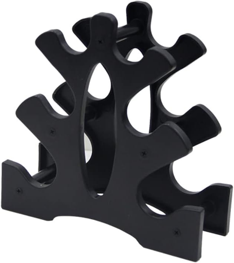 AIMALL 3-Tier Dumbbell Storage Rack, Gym Hand Weight Stand, Tree Shaped Design, Weight Organizer, Space-Saving Stand for Home Gym, 23X22.5X8.5Cm image number 6