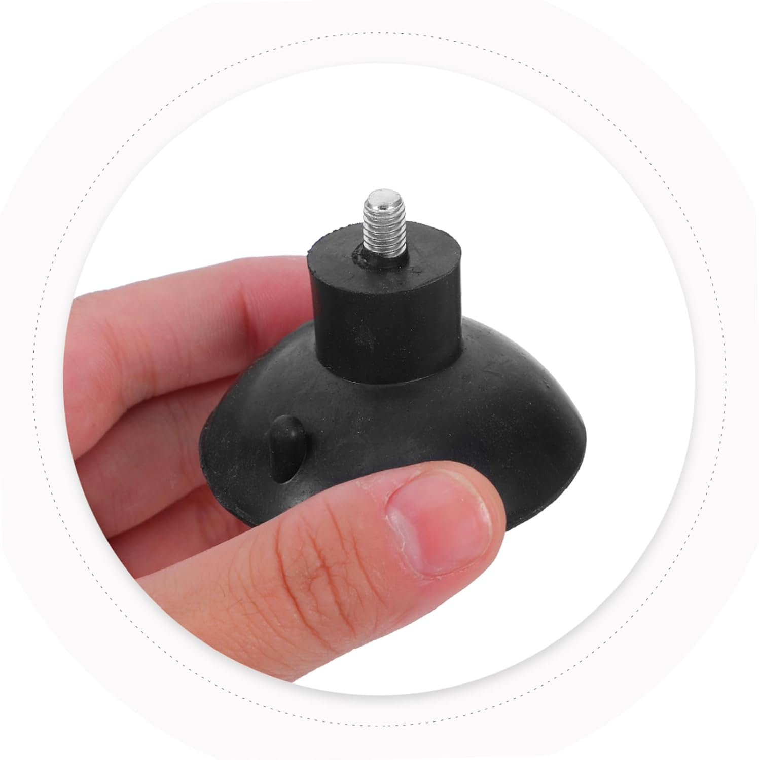 Sosoport 4Pcs Furniture Leveler: Rubber Screw on Furniture Glide Leveling - Adjustable Leveling Feet Screws in Threaded Feet Levelers for Table Chair Legs image number 3