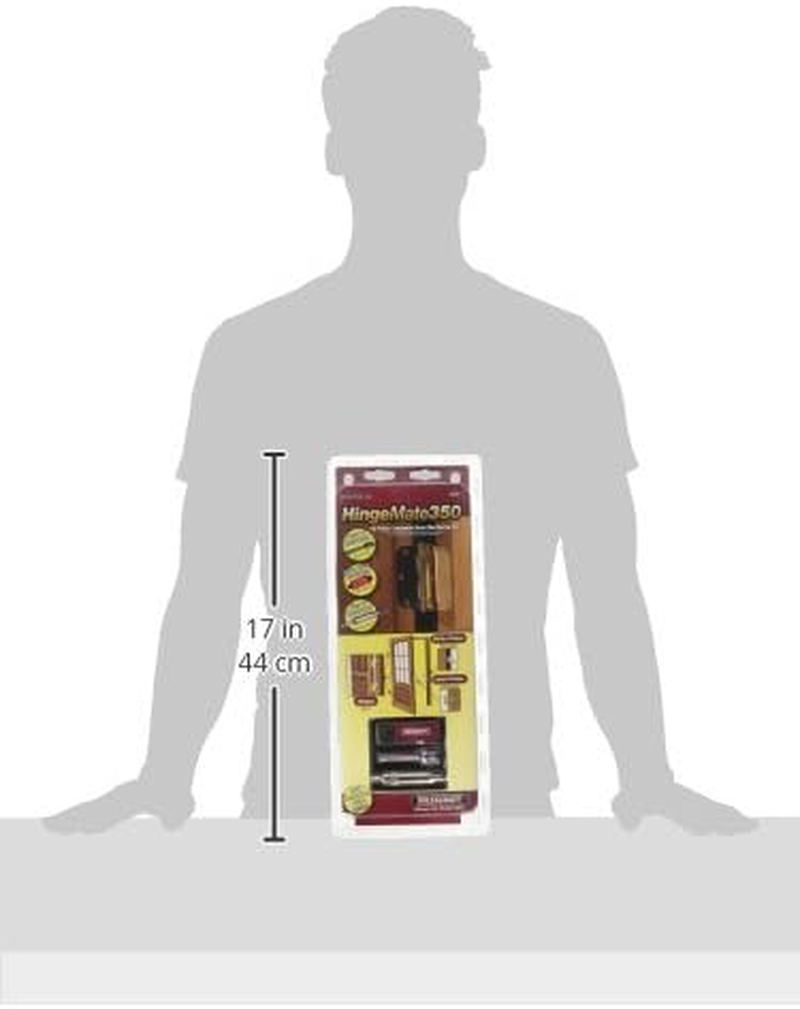 Milescraft 1220 Hinge Mate350 ? Complete Hinge Installation Kit, Cut Hinge Mortises on Doors, Jambs, Latches, Strike Plates, Includes All Hardware for 1-3/8&rdquo; & 1-3/4&rdquo; Doors & 2-1/2&rdquo; in to 4.5&rdquo; Hinges image number 1