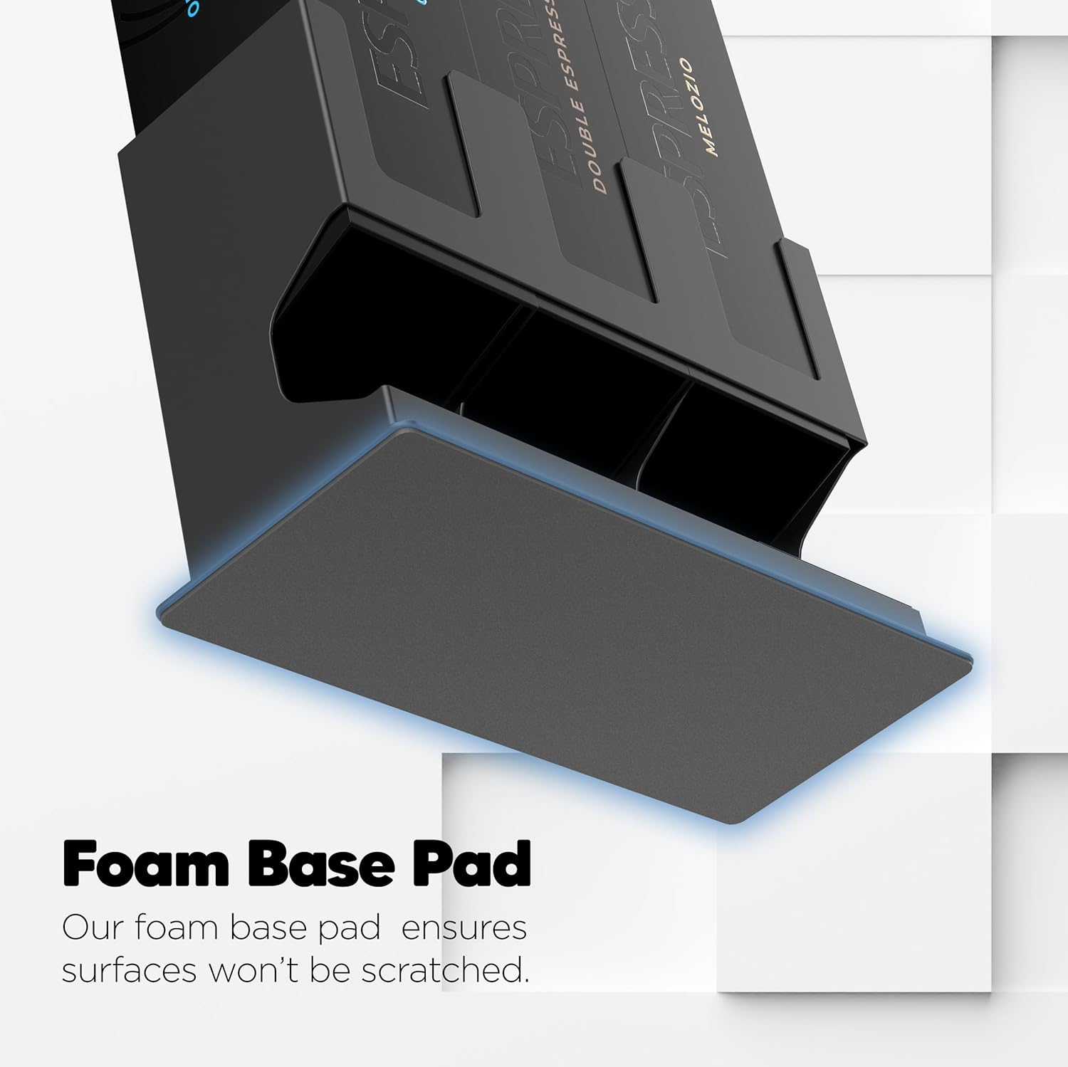 GALVANOX Pod Dispenser Designed for Nespresso Vertuo Capsules (3 Box Sleeve Holder) Freestanding Countertop Organizer Stand, Non-Slip Steel Base, Dispenses 3 Coffee Flavors (30 Vertuoline Pods) image number 1