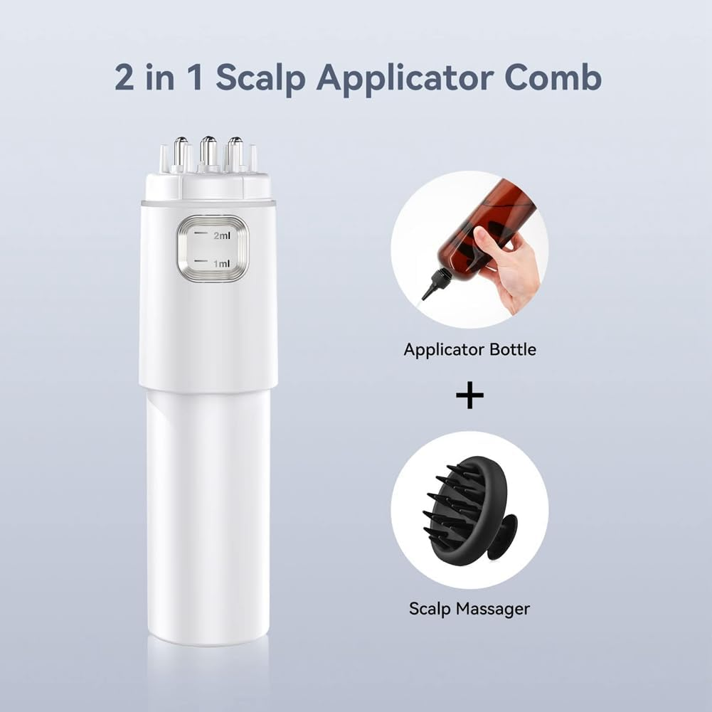 Lyaciomn for Medicine Essential Oil Serum Scalp Oil Applicator Massager for Hair Treatment Growth 1 PCS