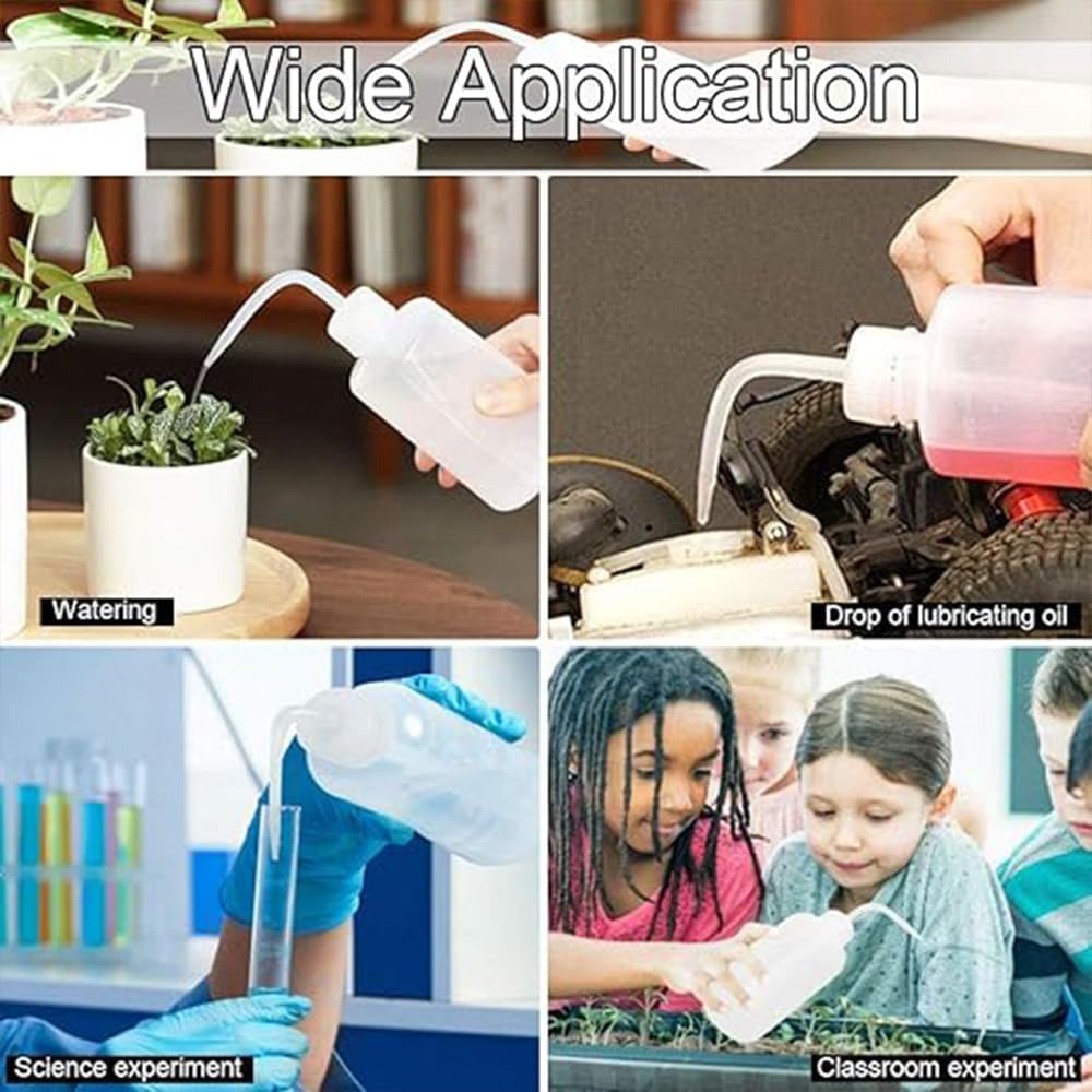 2 Pcs 250Ml/500Ml Safety Squeeze Washing Bottle, Succulent Watering Tools, Water Squirt Irrigation, Sprinkling Can, Plastic Wash Plant