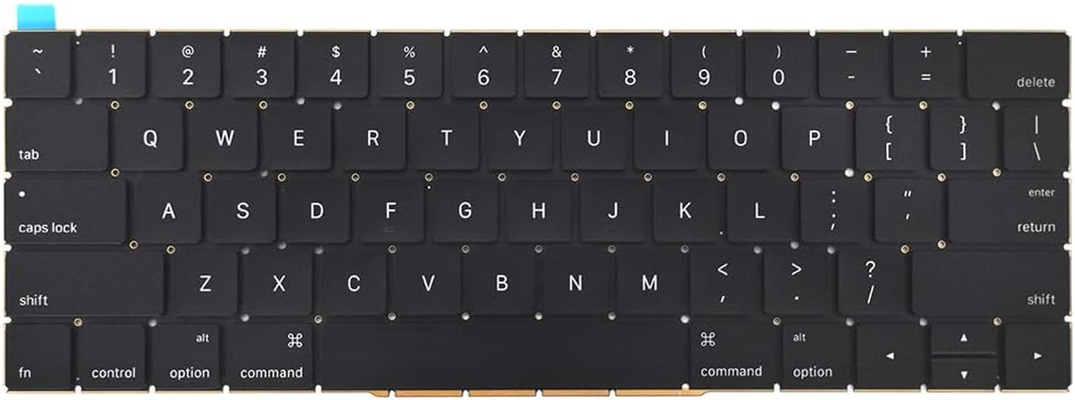 ICTION New Replacement US Layout Keyboard for Macbook Pro 13" Inch A1706 & for Macbook Pro 15" Inch A1707 Touch Bar Late 2016 Mid 2017 Year image number 4