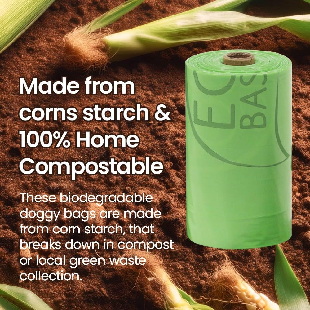 Eco Basics White Magic Biodegradable Doggy Bags (8 Rolls) image number 4