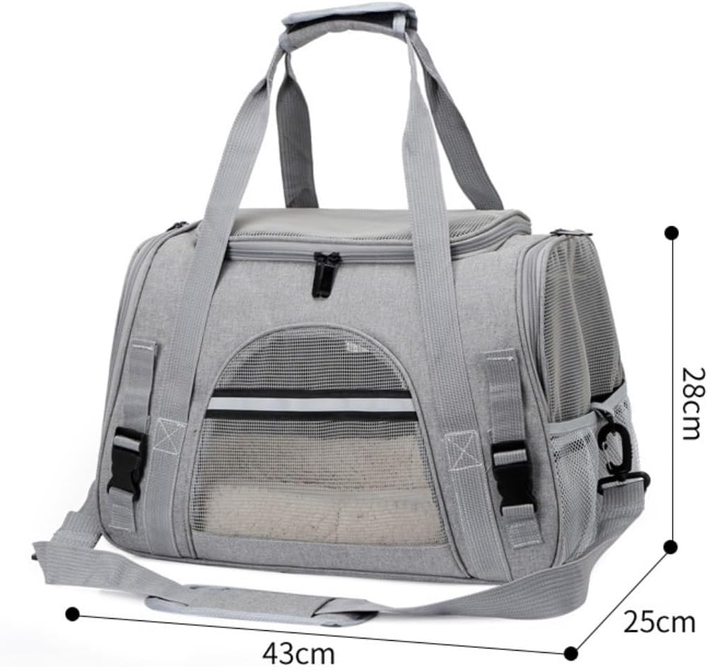Cat Carrier Pet Carrier Small Dog Carrier Pet Bag Outdoor Cat Small Dog Backpack Tool Travel Carry on Backpack for Travel Dog Carrier Bag Cat Bag Pet Carrier Bag (Color : D, Size : 43 * 25 * 28Cm) image number 6