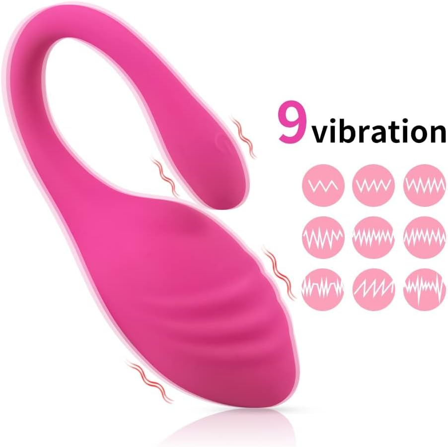 APP Remote Control G-Spot Panty Vibrator, Pink Fun Long Distance Bluetooth Wearable, Rechargerable Adult Sex Toys More than 9 Vibrations for Women and Couple, Female image number 2