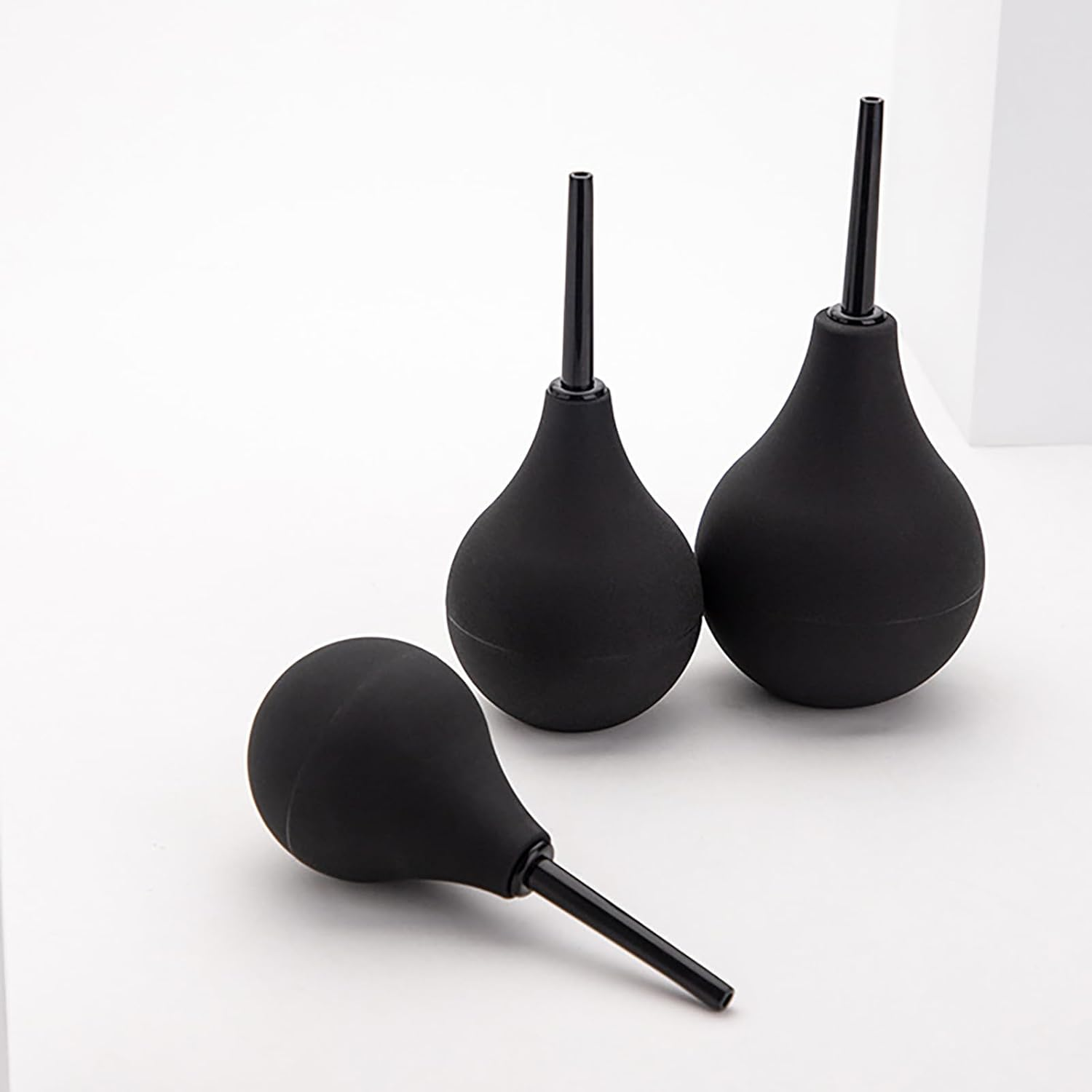 3PCS Silicone Anal Enema Bulb Kit Anal Douche Enema Duchas Anales Colon Enema Cleansing Bulb Douche for Men Women Vagina Cleaning Kit image number 3