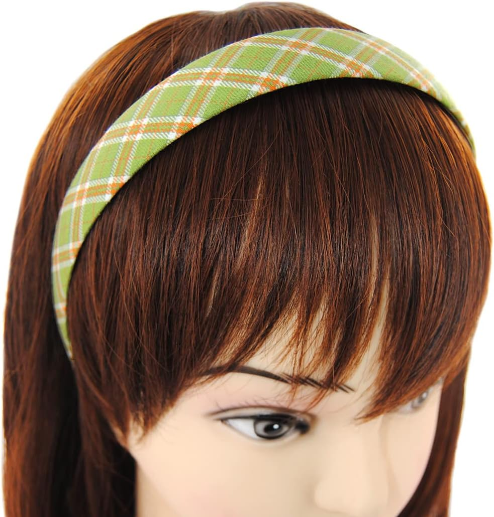 Axy HRKD1 Set of 2 Classic Vintage Headbands, Women'S Headbands, Set of 2, Green