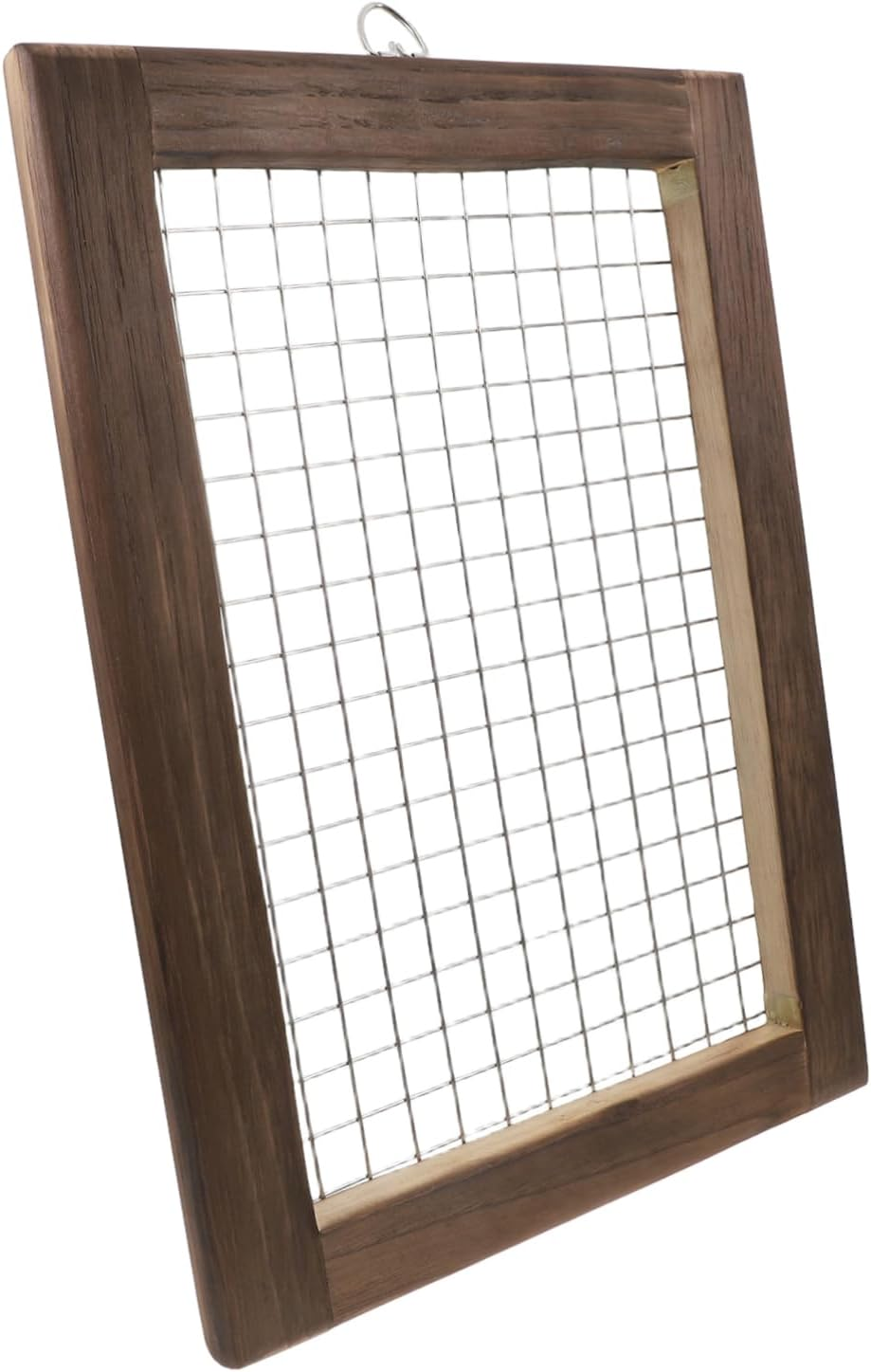 FONDOTIN Stainless Steel Soil Sifting Screen for Ferns Frame for Gardening Easy Planting and Maintenance Elegant Design for Indoor and Outdoor Use Natural Finish image number 2