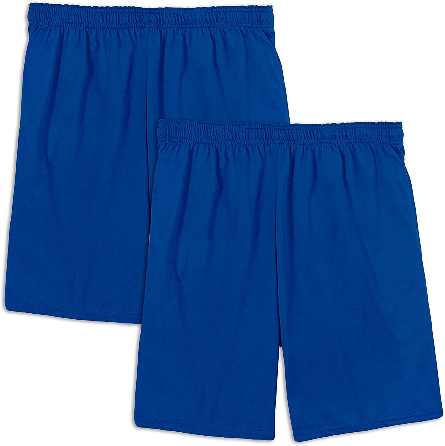 Fruit of the Loom Men'S Eversoft Cotton Shorts with Pockets (S-4XL)