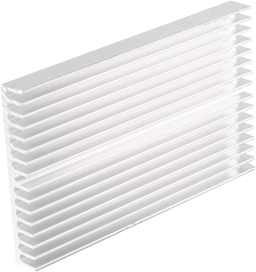 100X 60X 10Mm Aluminum Heat Sink,Diy Heatsink Module Cooler Fin,Grille Shape Heat Sink Chip for IC LED Power Transistor image number 4