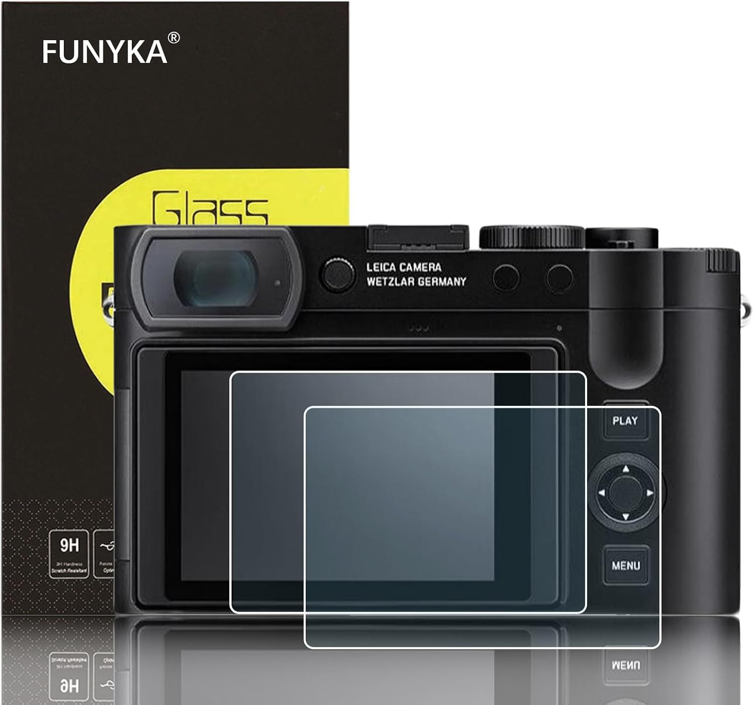 【For Leica Q2 Q3 M10】2 Pack Glass Screen Protector Film for Leica Q2 Q3 M10 Cameras, 0.3Mm Ultra-Thin Tempered Glass, 9H Hardness, 2.5D round Edges, Anti-Scrach Anti-Fingerprint Anti-Dust image number 3