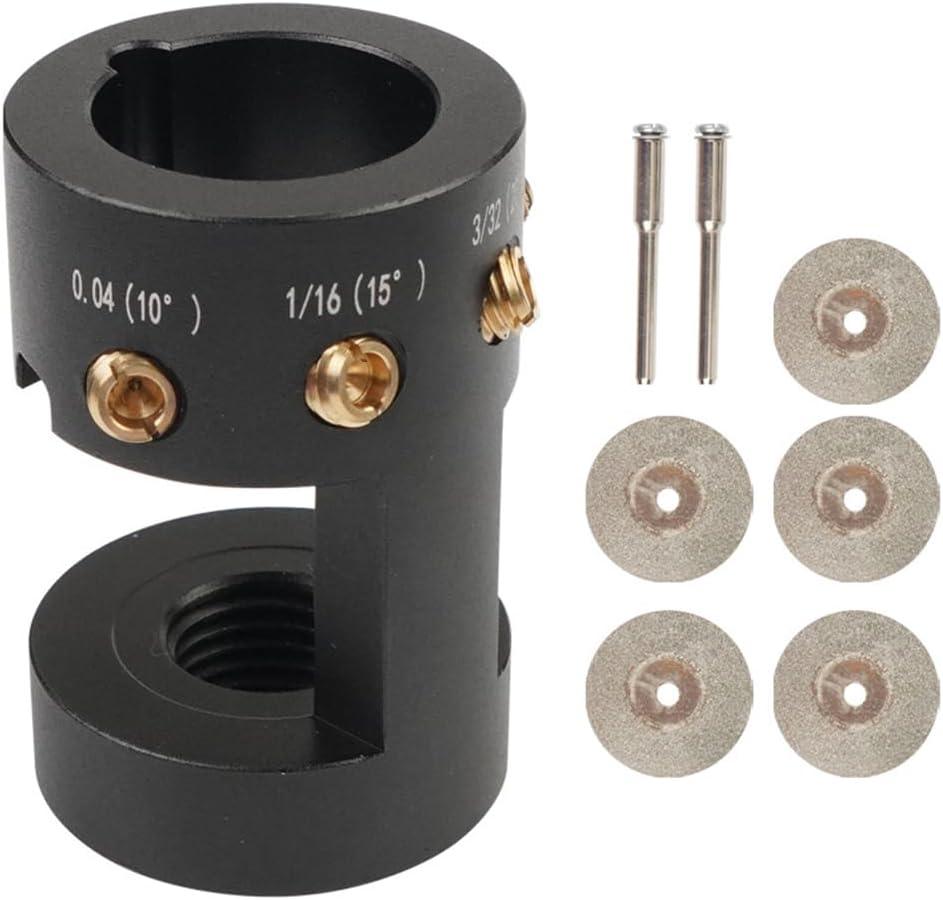 Gorise Tungsten Electrode Grinder TIG Welding Tool Set,Tig Welding Electrode Grinder with Adjustable Angle, Diamond Grinding Wheel and Rotary Connector. image number 1