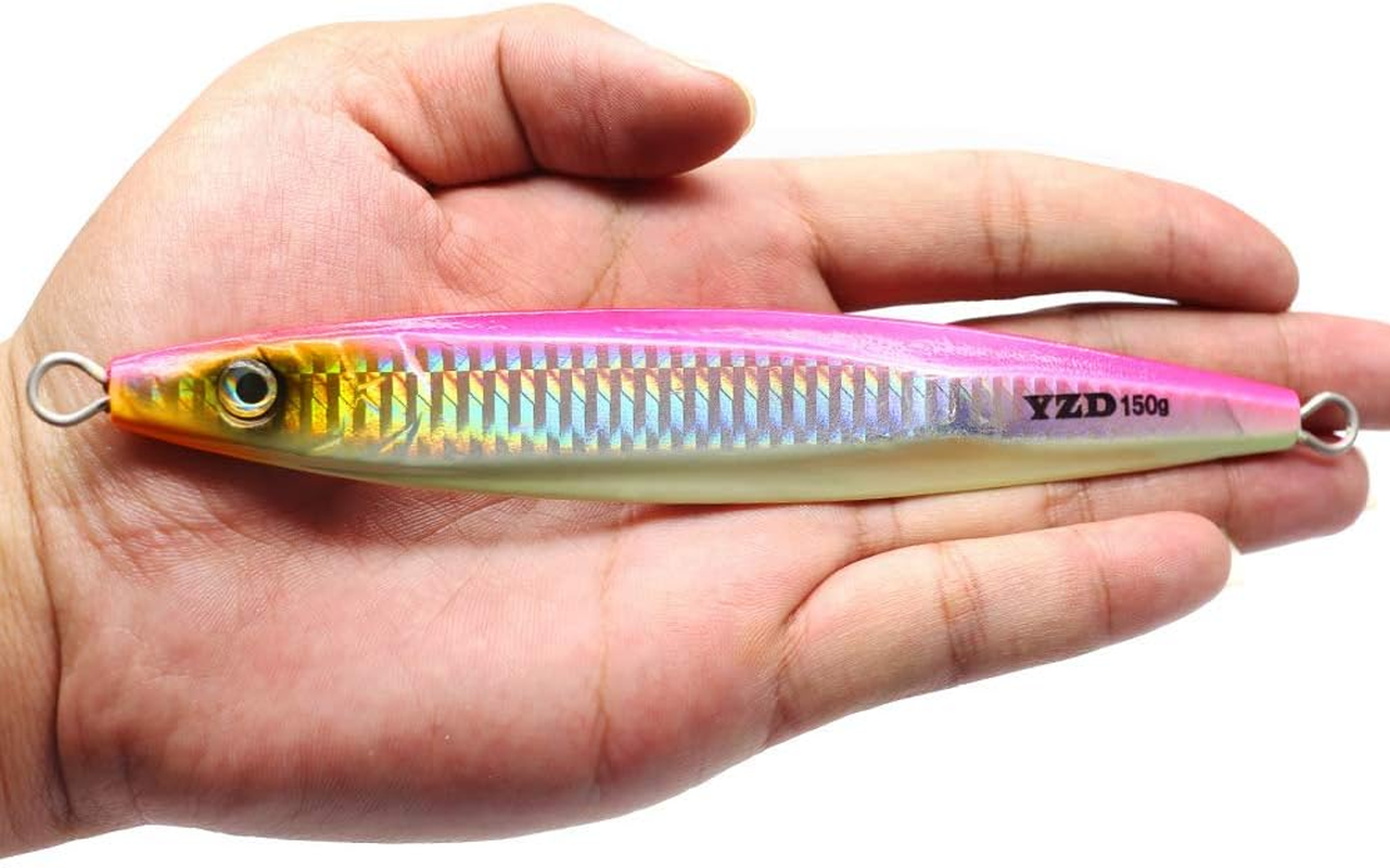 YZD Speed Vertical Butterfly Jig Saltwater Jigging Lures 150G/200G Deep Sea Jigs Fishing Lure Artificial Knife Metal Jig Hard Bait Boat Fishing Lure image number 1
