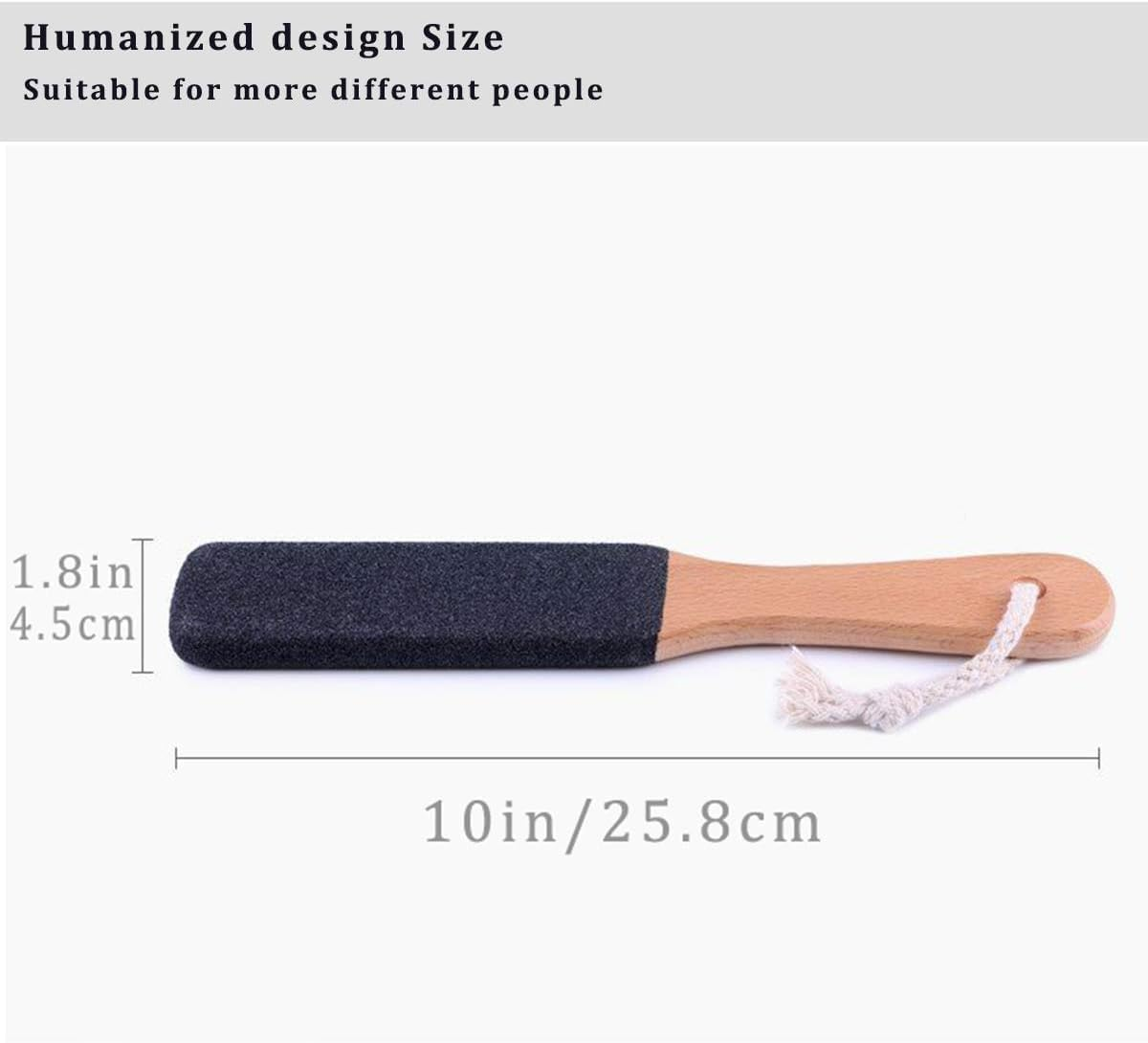 Professional Foot File Foot Scrubber Hard Skin Callus Remover Pedicure Foot Rasp,Can Be Use on Cracked Heels,Dead Skin,Corn,Pumice Stone for Feet Massager Scraper File Brush Tools 1Pcs image number 2