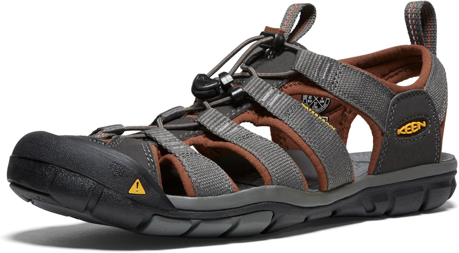 KEEN Male Clearwater CNX Raven Tortoise Shell Size 11 US Sandal image number 2