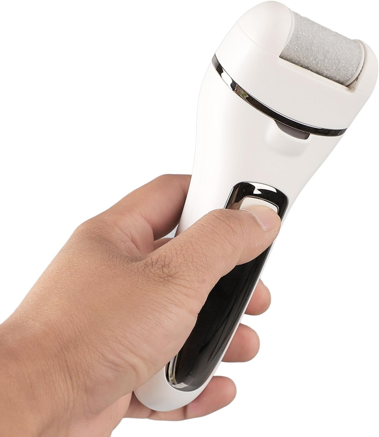 Electric Callus Remover Set Soften Cuticle Foot Scrubber White for Home Spa image number 1