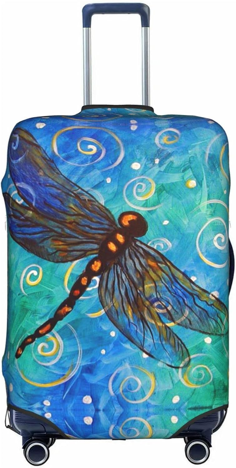 Dragonfly Luggage Cover Anti-Scratch Suitcase Protector Fits 18-32 Inch Luggage image number 4