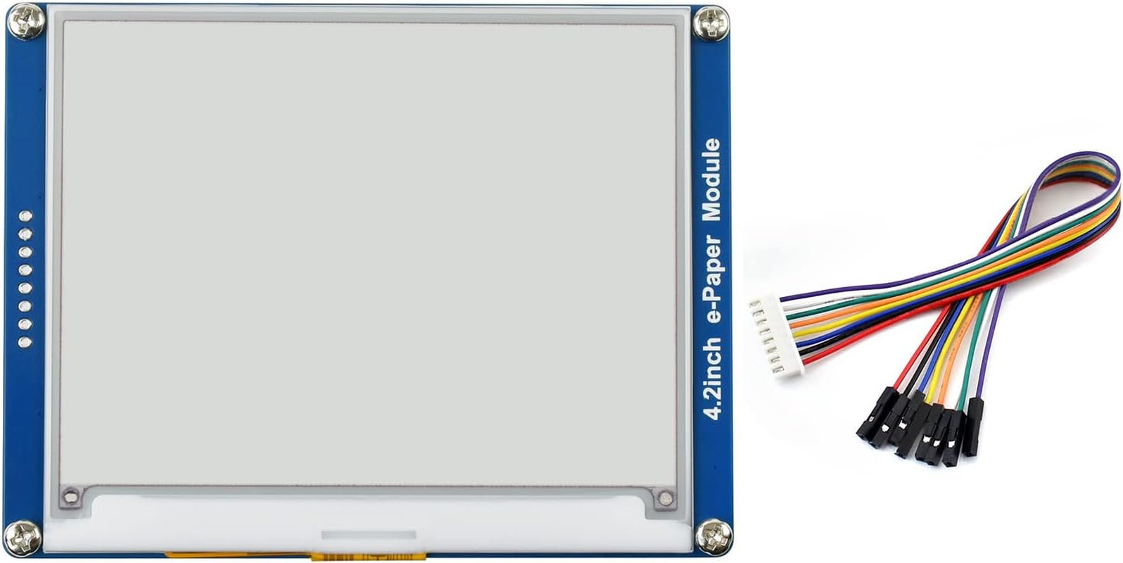 Waveshare 4.2Inch E-Paper Module, Red/Black/White 3Colors Display Module for Raspberry Pi/Jetson Nano/Nucleo Main Control Board，400X300 Resolution image number 6