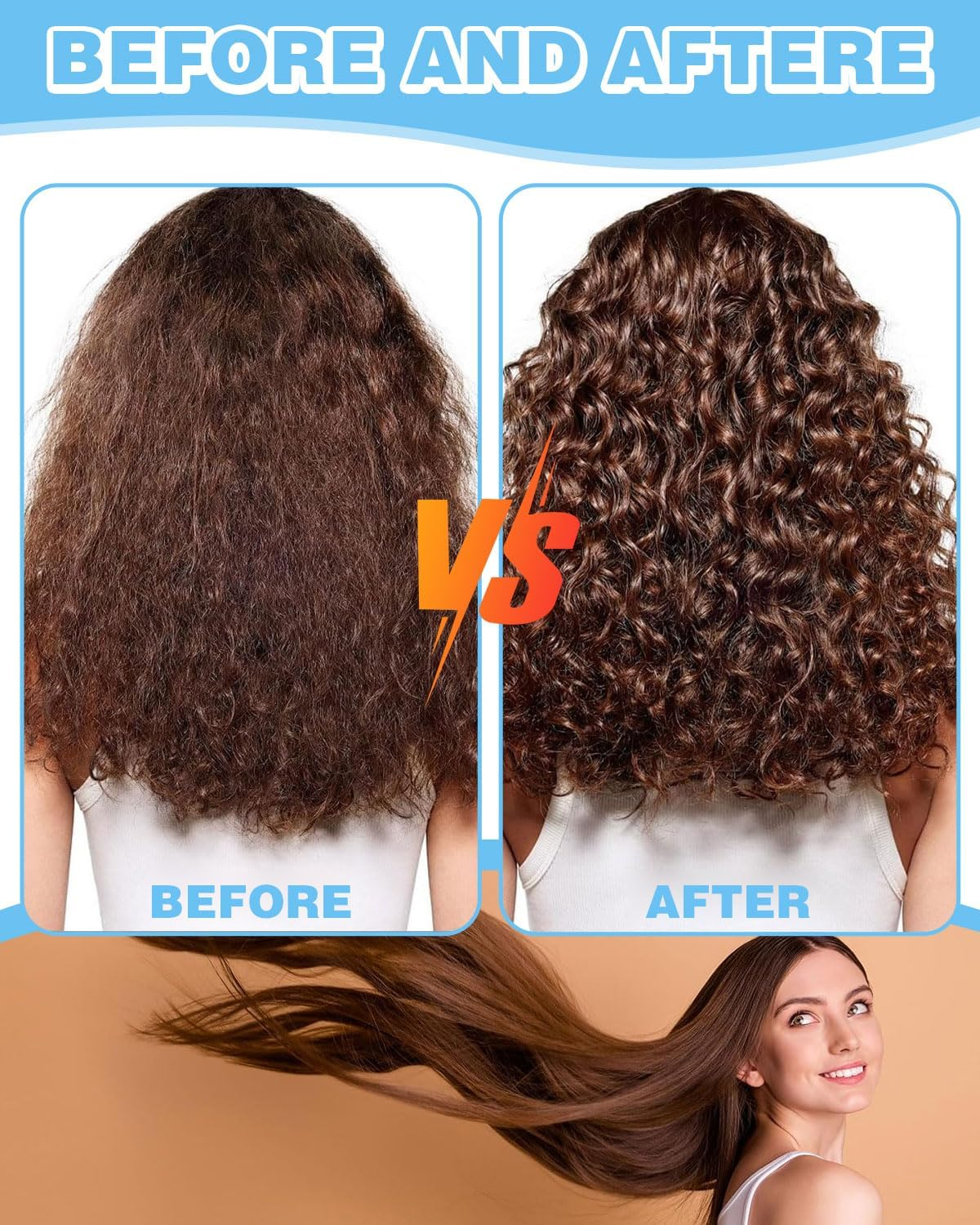 FUGLUS 2 Pieces Hair Dryer Cap, Adjustable Hair Dryer Attachment Hood Hair Treatment Depth Conditioning Cap Side Strap Hood with Elastic Band (Black + Silver) image number 5