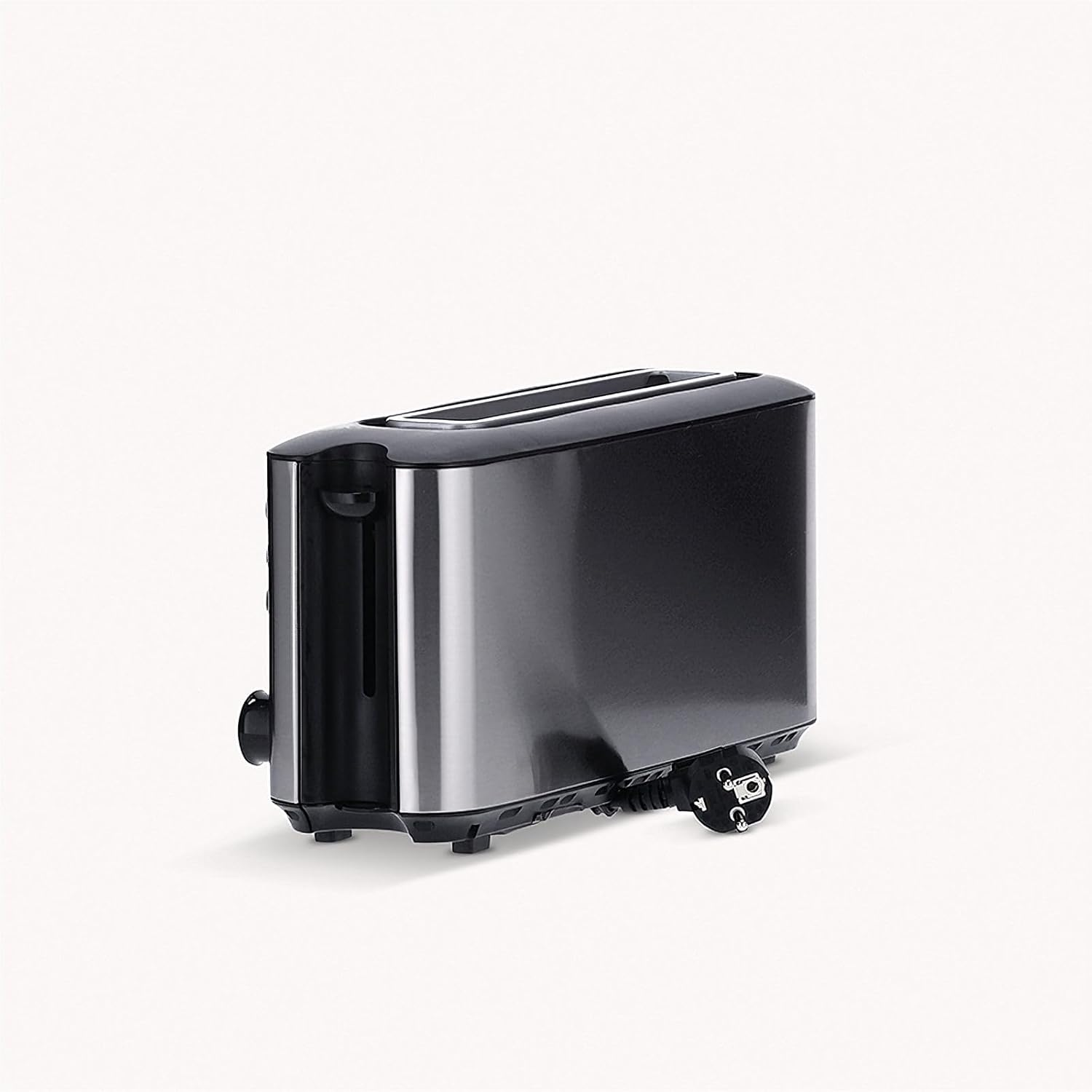 SEVERIN Automatic Long Slot Toaster, 2 Slice, Stainless Steel, Black, 6 Browning Levels, Bun Attachment, Defrost, Warm-Up, 1000W, at 2515 image number 4