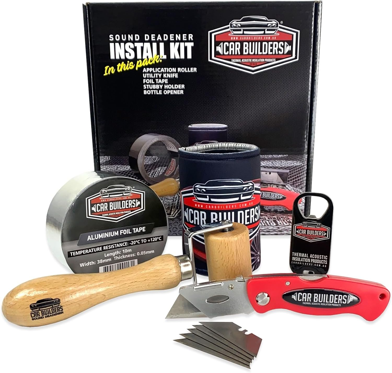 Car Builders Sound Deadener Install Kit, Silver image number 3